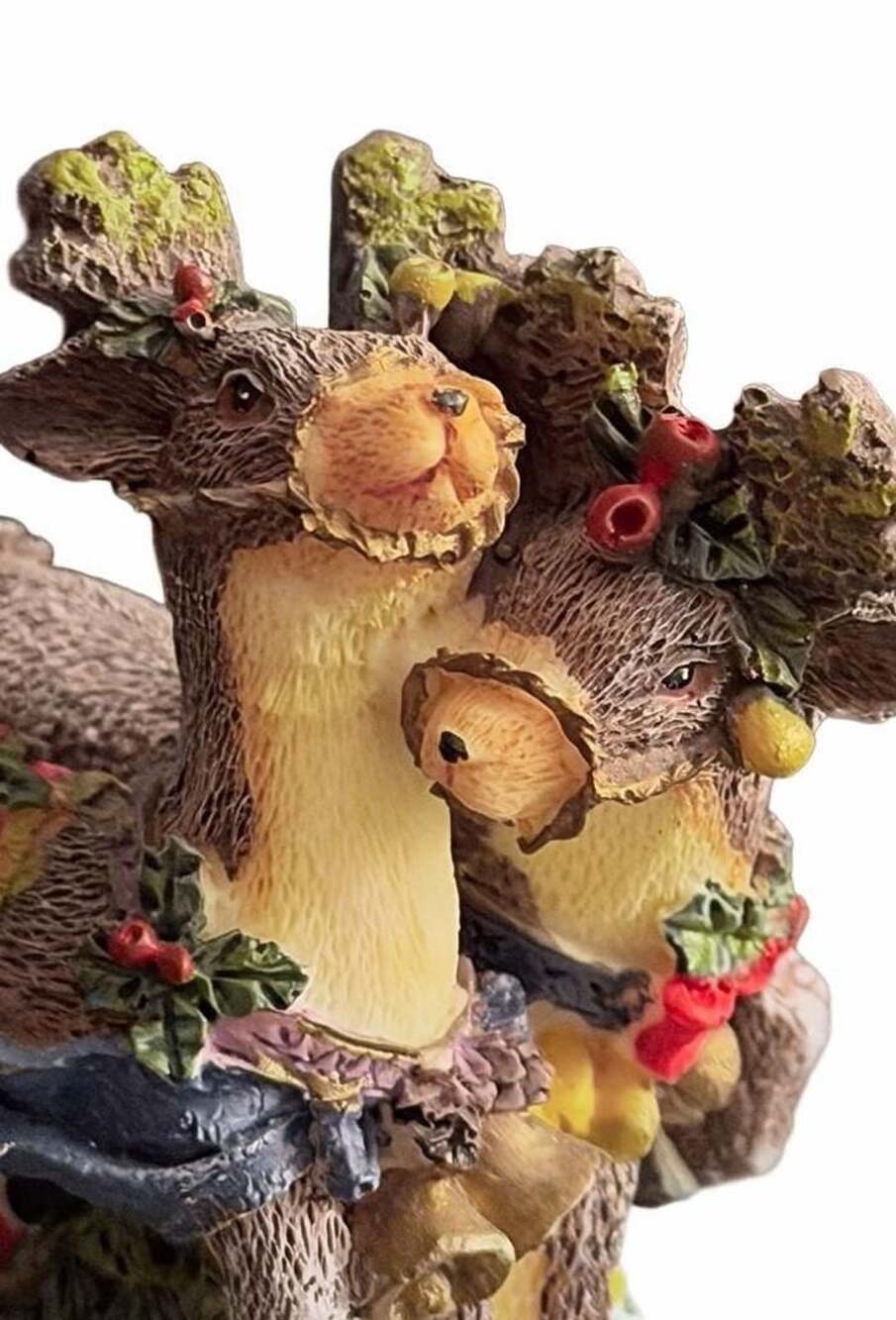Vintage 1990’s K's Collection Christmas Reindeer Figurine Holiday Table Decor - Picture 5 of 5